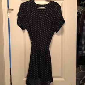Dark blue sundress dress